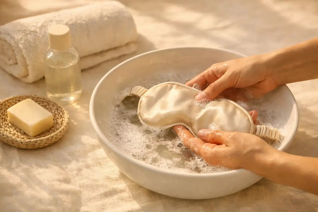 How to Wash a Silk Sleep Mask Properly Veloure