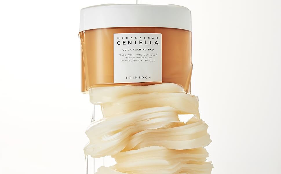 CENTELLA - SKIN1004 Madagascar Centella Quick Calming Pad 70 Pads 130ml - Quick Soothing Effect for Sensitive Skin www.sallunabeauty.com