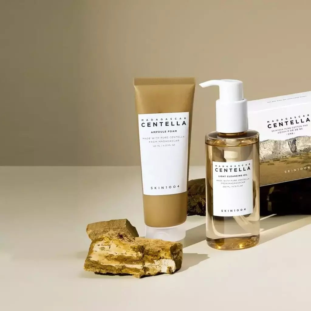 SKIN1004 Centella – Pack de Doble Limpieza Suave con Aceite + Espuma | Piel Sensible y Equilibrada www.sallunabeauty.com