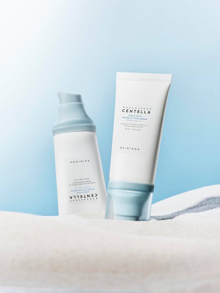 SKIN1004 Madagascar Centella Hyalu-Cica Water-Fit Sun Cream SPF50+ PA++++ 50ml www.sallunabeauty.com