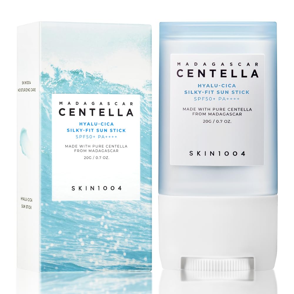 SKIN1004 Madagascar Centella Hyalu-Cica Silky-Fit Sun Stick SPF50+ PA++++ – Protector Solar en Barra con Centella Asiática y Ácido Hialurónico (20g) www.sallunabeauty.com