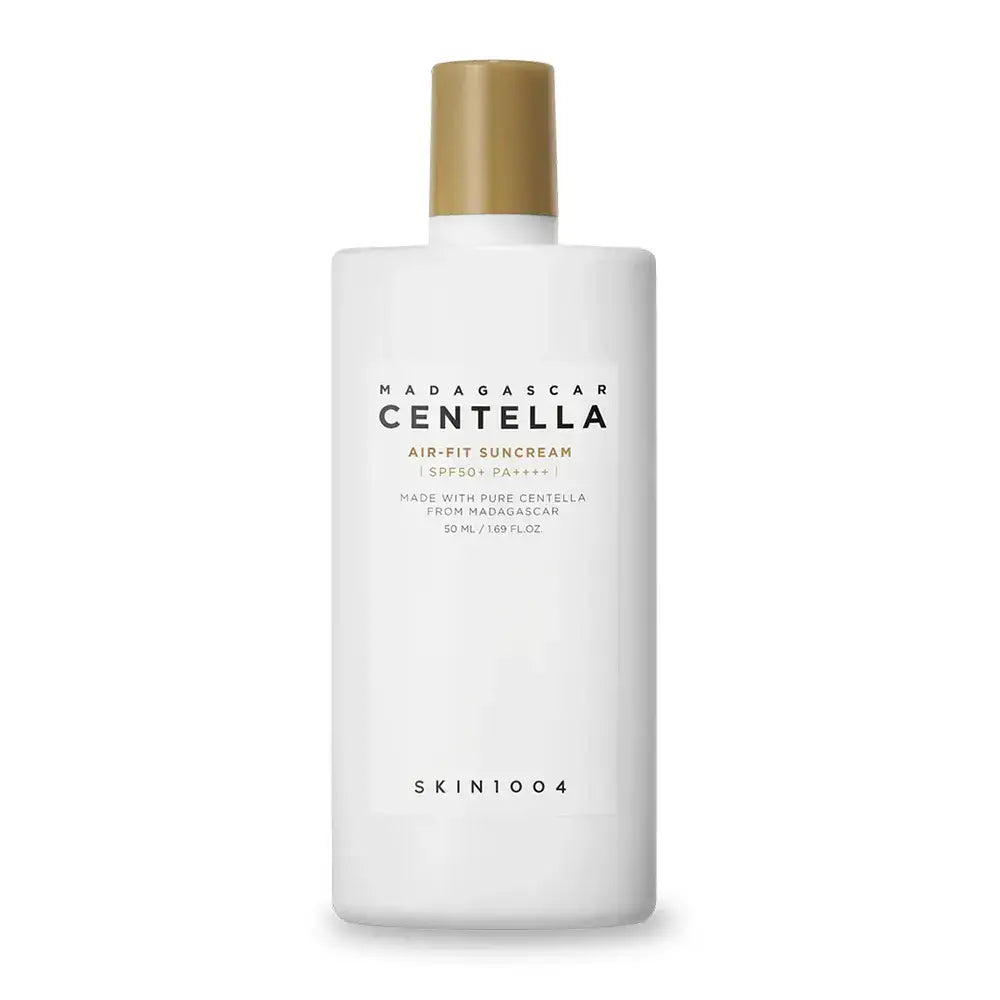 CENTELLA - Crema solar Air-Fit Plus con centella de Madagascar, 50 ml, SKIN1004 www.sallunabeauty.com