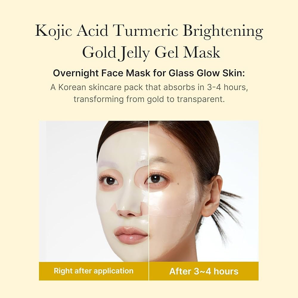 Mascarilla en Gel Iluminadora con Ácido Kójico y Cúrcuma 28g www.sallunabeauty.com