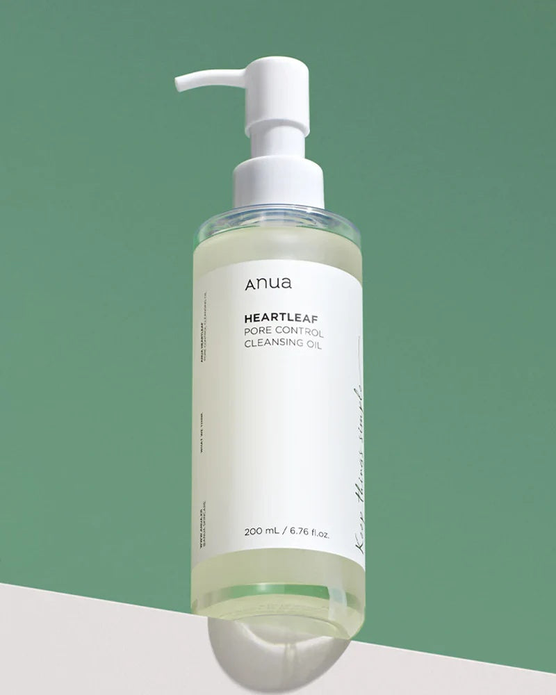 Anua Heartleaf Aceite Desmaquillante y Limpiador de Poros | Limpieza Suave para Piel Sensible – Cosmética Coreana K-Beauty (200ml) www.sallunabeauty.com