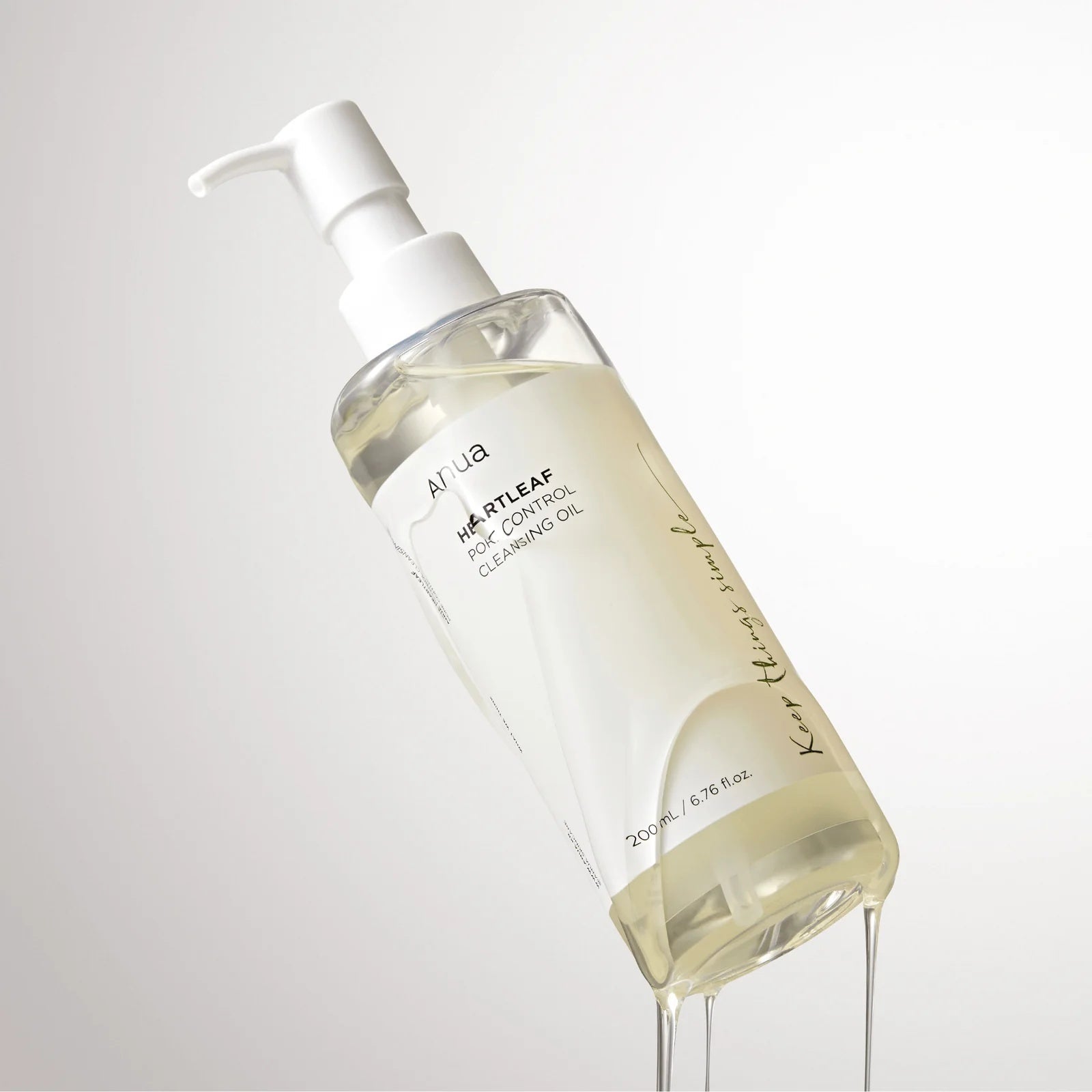Anua Heartleaf Aceite Desmaquillante y Limpiador de Poros | Limpieza Suave para Piel Sensible – Cosmética Coreana K-Beauty (200ml) www.sallunabeauty.com