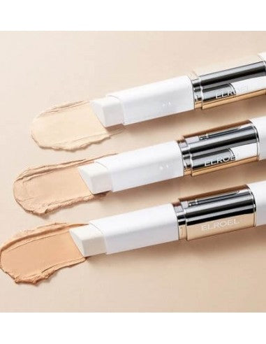 ELROEL - Cover Cream Stick - Foundation in Stick - Medium - 13g, Medium #E8C7AB
