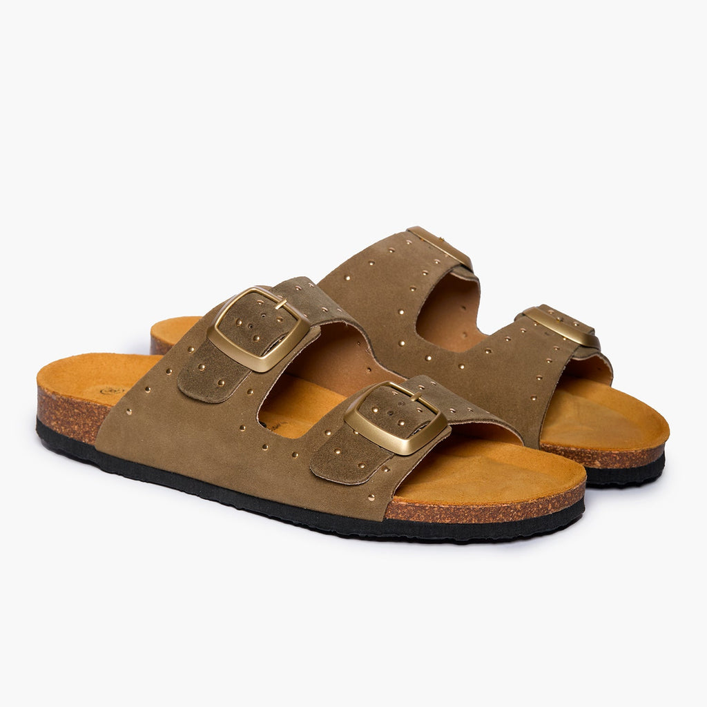 Formentera Square Kaki Clair Doublé Polaire