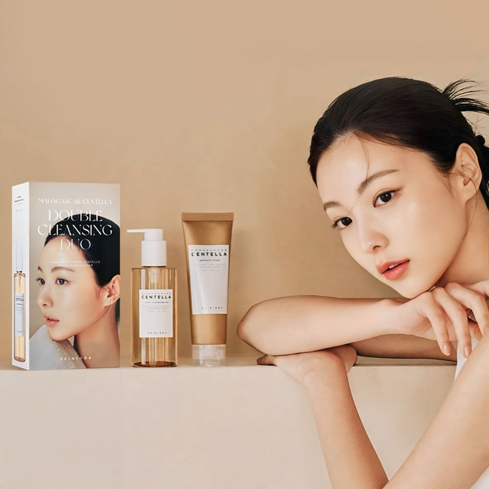 SKIN1004 Centella – Pack de Doble Limpieza Suave con Aceite + Espuma | Piel Sensible y Equilibrada www.sallunabeauty.com