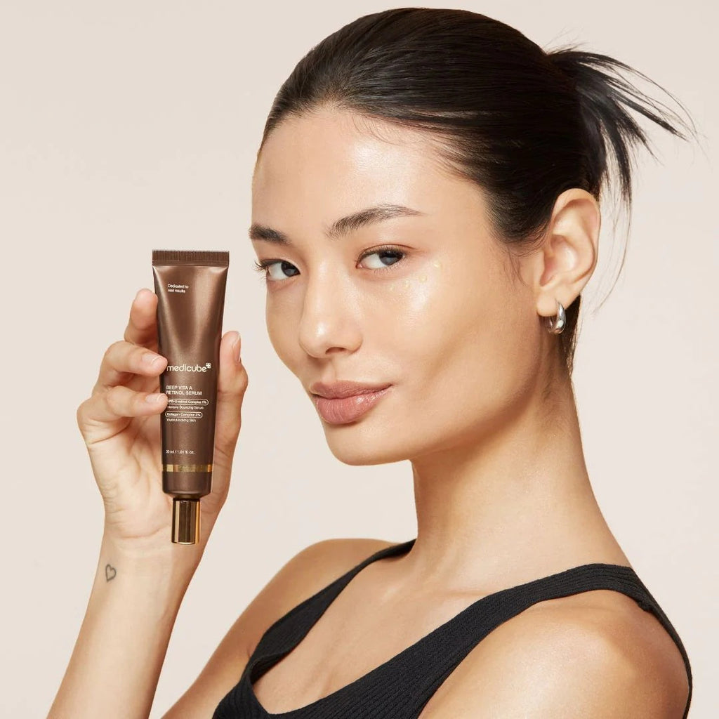 Medicube Sérum Facial Antiedad con Bakuchiol y Retinol – Revitaliza y Reafirma (30ml) www.sallunabeauty.com
