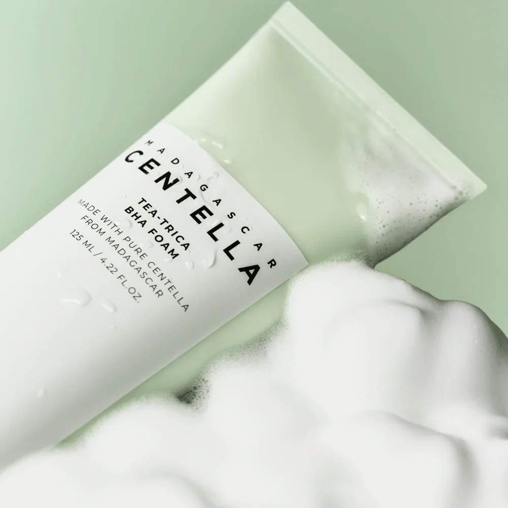 SKIN1004 Centella Tea-Trica BHA Foam | Espuma Facial Purificante con BHA – Cosmética Coreana K-Beauty (125ml) www.sallunabeauty.com