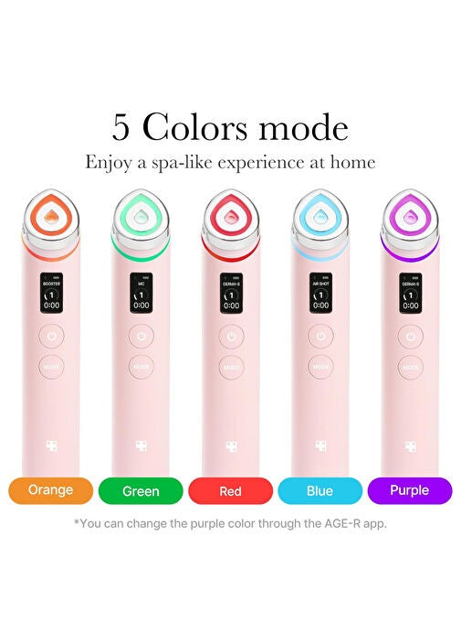 MEDICUBE – Age-R Booster Pro Rosa | Dispositivo Facial Avanzado para Reafirmar, Iluminar y Mejorar la Absorción www.sallunabeauty.com