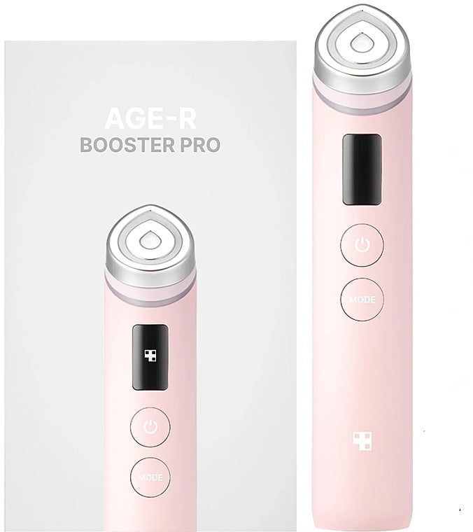 MEDICUBE – Age-R Booster Pro Rosa | Dispositivo Facial Avanzado para Reafirmar, Iluminar y Mejorar la Absorción www.sallunabeauty.com