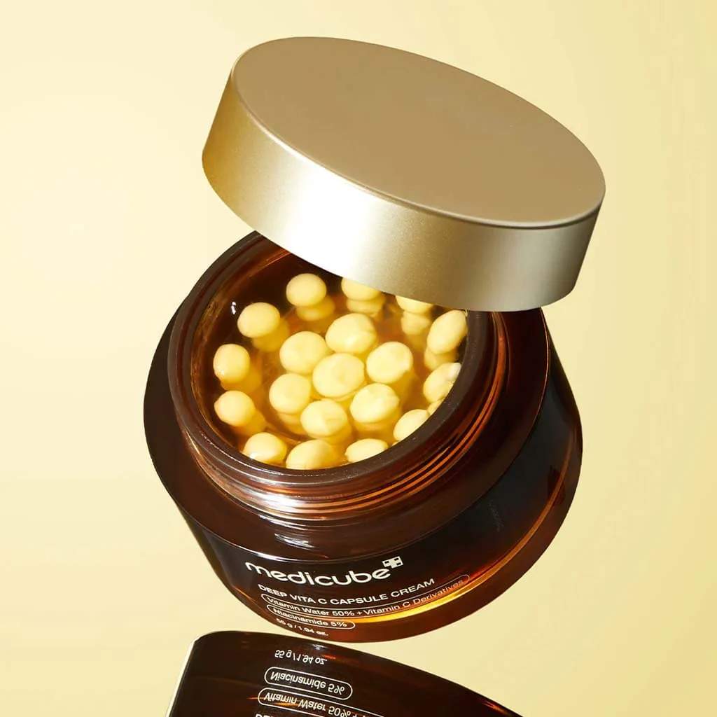 🍋 Medicube – Set Promocional Deep Vita C Capsule Cream (2 x 55g) www.sallunabeauty.com