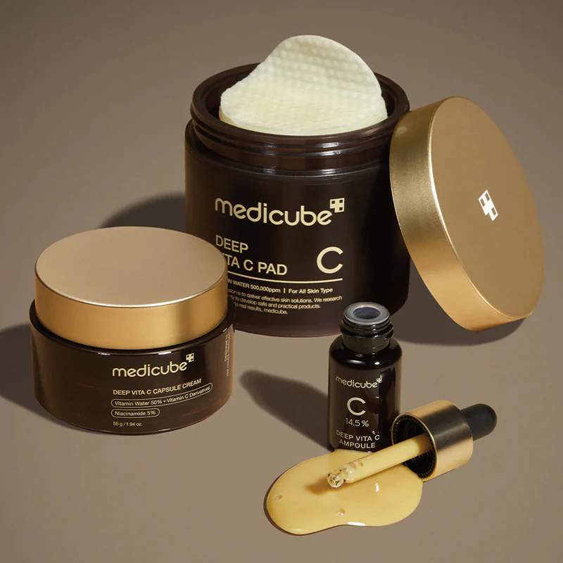 Medicube Deep Vita C Capsule Cream | Crema Iluminadora con Vitamina C y Cápsulas Activas – Cosmética Coreana K-Beauty (55g) www.sallunabeauty.com