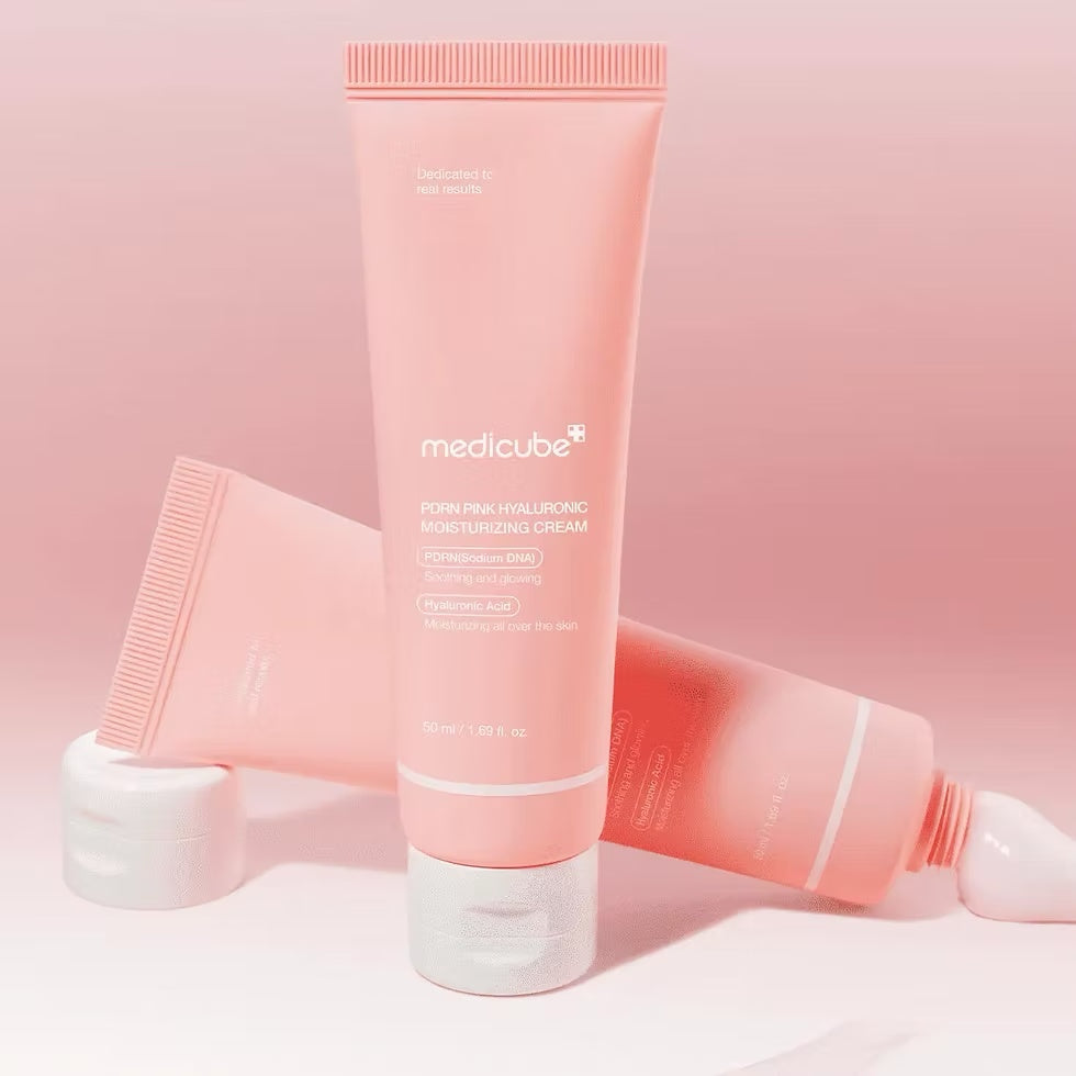 Medicube – Crema Hidratante PDRN Pink con Ácido Hialurónico 50ml – Regeneración y Luminosidad www.sallunabeauty.com