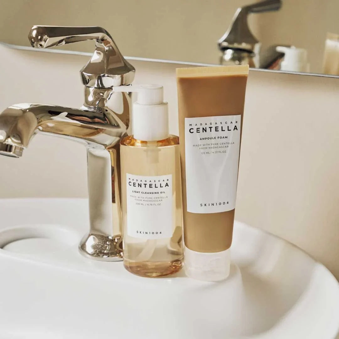 SKIN1004 Centella – Pack de Doble Limpieza Suave con Aceite + Espuma | Piel Sensible y Equilibrada www.sallunabeauty.com