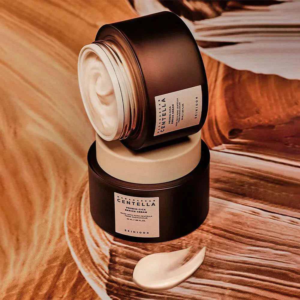 SKIN1004 Madagascar Centella Probio-Cica Enrich Cream | Crema Reparadora y Fortalece la Barrera Cutánea – Cosmética Coreana K-Beauty (50ml) www.sallunabeauty.com