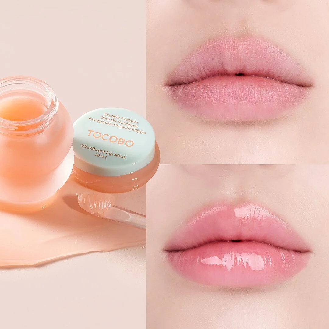 TOCOBO – Mascarilla de Labios Vita Glazed 20ml | Hidratación Intensa & Brillo Nutritivo www.sallunabeauty.com