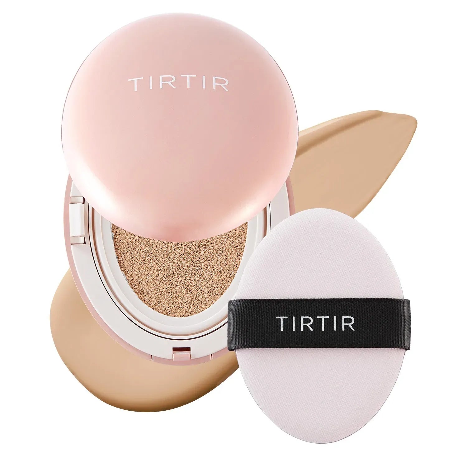 Tirtir - Mask Fit All Cover Cushion - Covering Face Primer in a Cushion - 21N Ivory - 18g