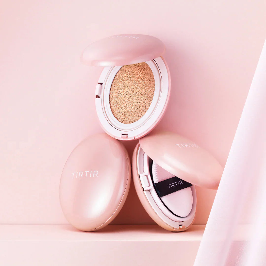 Tirtir - Mask Fit All Cover Cushion - Covering Face Primer in a Cushion - 21N Ivory - 18g