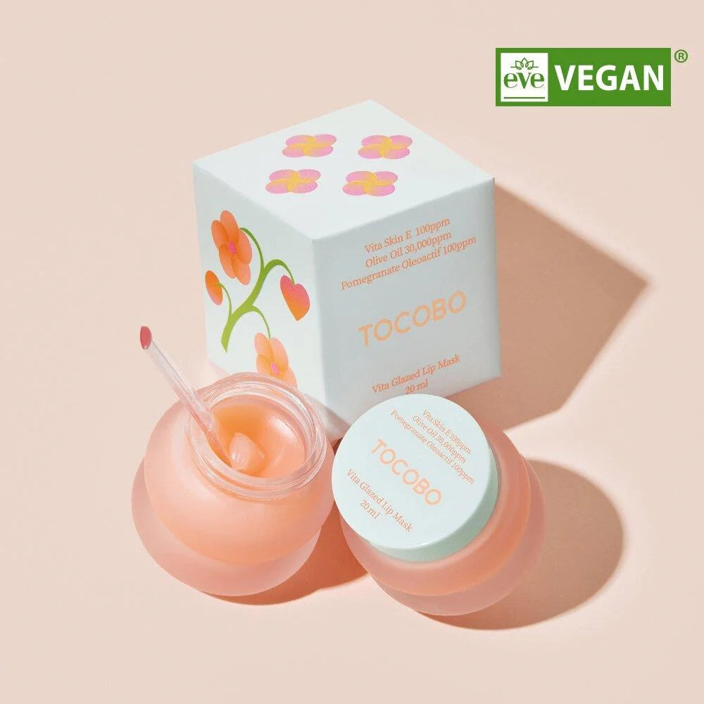 TOCOBO – Mascarilla de Labios Vita Glazed 20ml | Hidratación Intensa & Brillo Nutritivo www.sallunabeauty.com