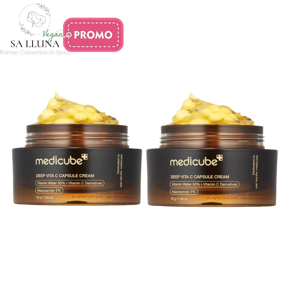 🍋 Medicube – Set Promocional Deep Vita C Capsule Cream (2 x 55g) www.sallunabeauty.com