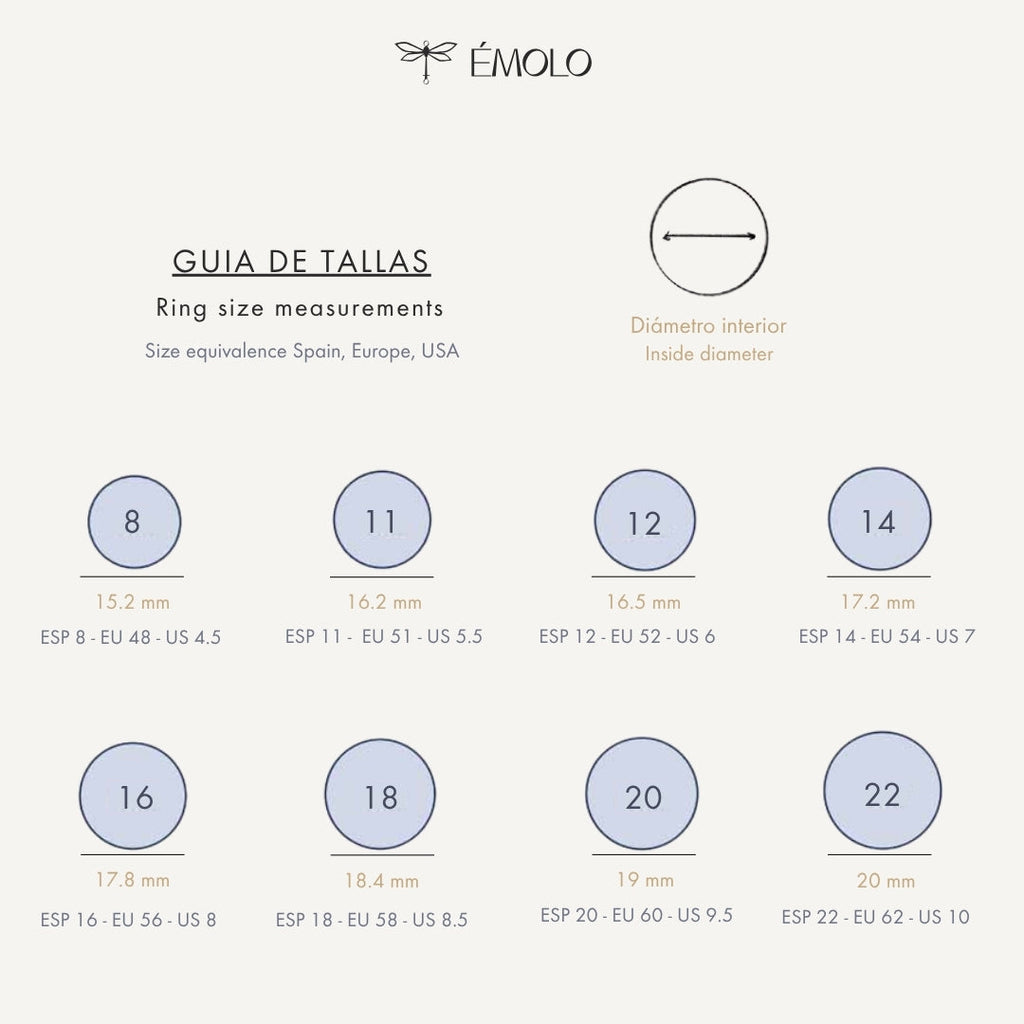 Anillos mujer grande color teja con Madreperla [ INDIA ] ÉMOLO®