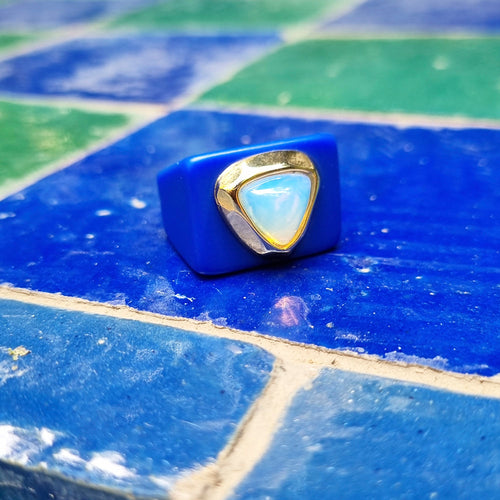 Anillo para mujer color Klein Opal ÉMOLO®