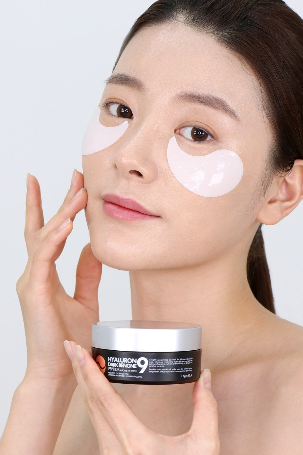 MEDI-PEEL – Hyaluron Dark Benone Peptide 9 Eye Patch (60 ud) | Parche Contorno de Ojos Antiedad www.sallunabeauty.com