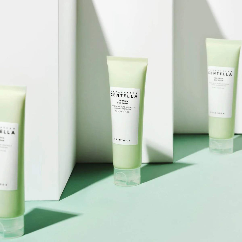 SKIN1004 Centella Tea-Trica BHA Foam | Espuma Facial Purificante con BHA – Cosmética Coreana K-Beauty (125ml) www.sallunabeauty.com