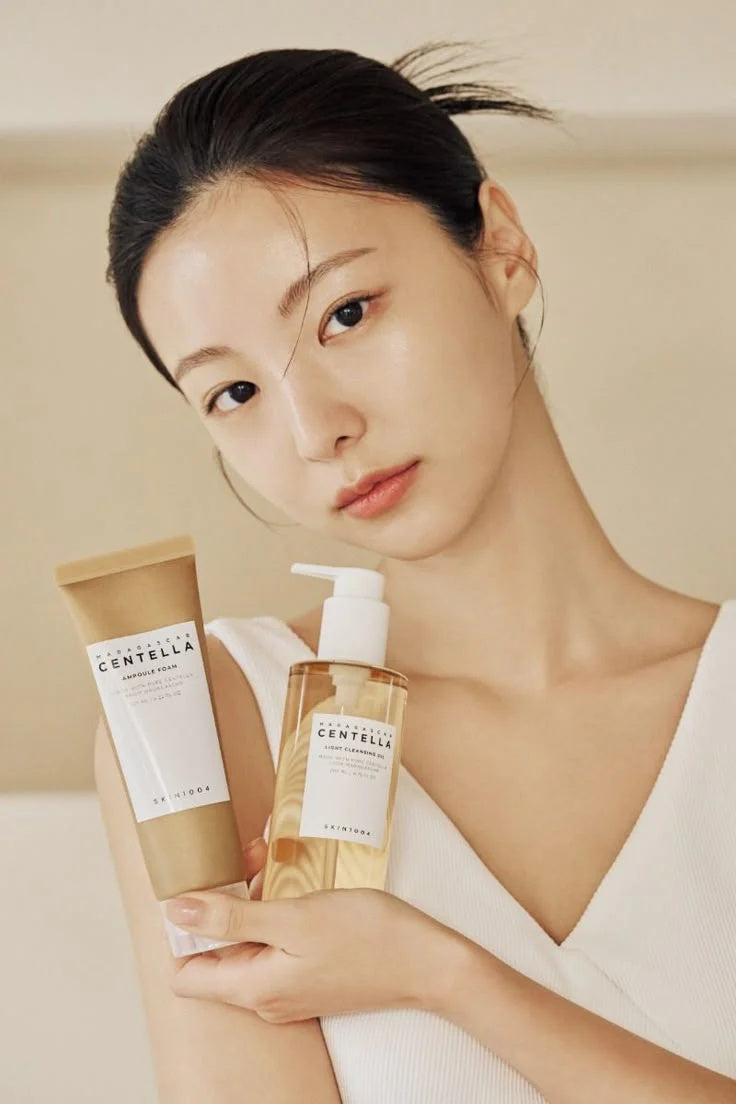 SKIN1004 Centella – Pack de Doble Limpieza Suave con Aceite + Espuma | Piel Sensible y Equilibrada www.sallunabeauty.com