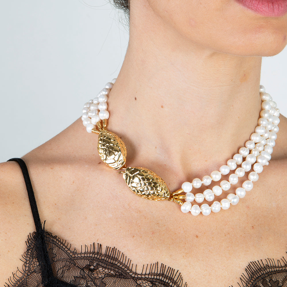 Collares de perlas modernos EKAN perlas
