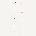 Collares de piedras de cristal Lizzy Gris