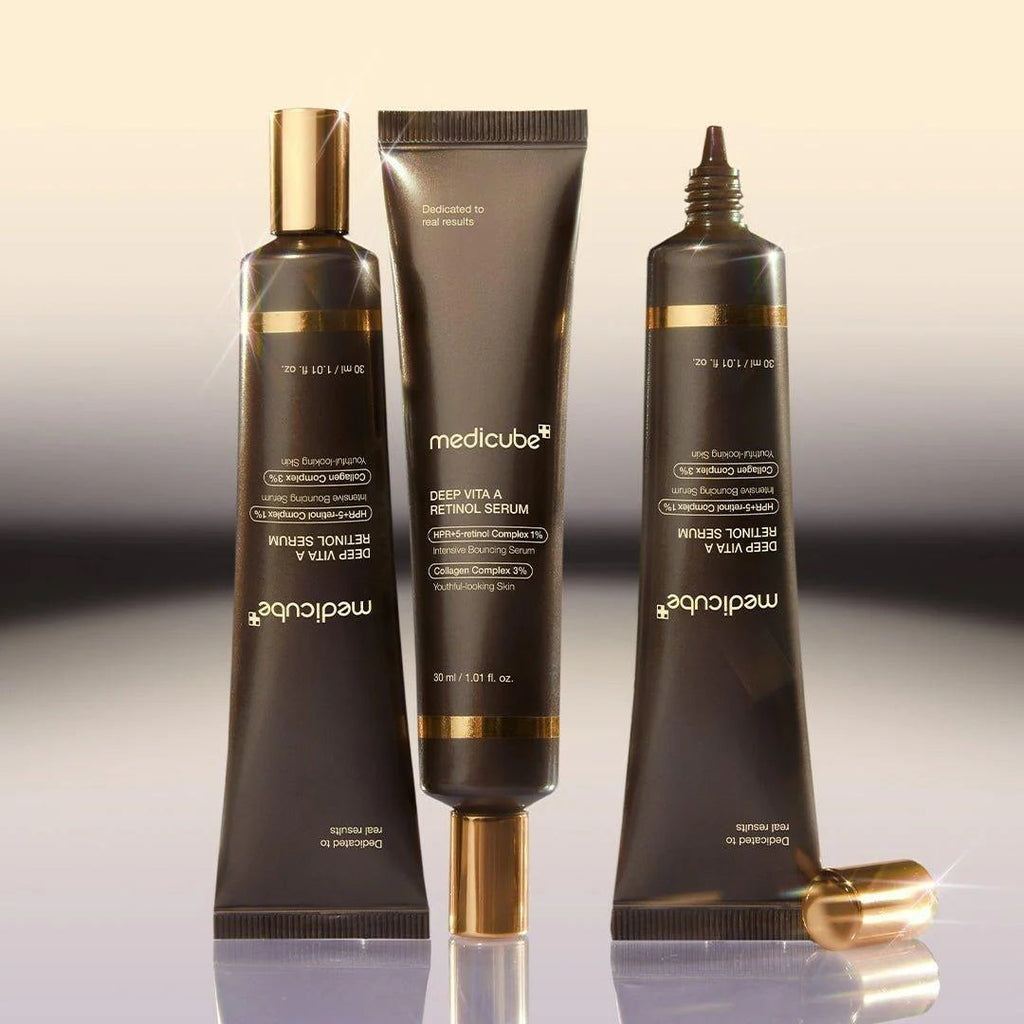 Medicube Sérum Facial Antiedad con Bakuchiol y Retinol – Revitaliza y Reafirma (30ml) www.sallunabeauty.com