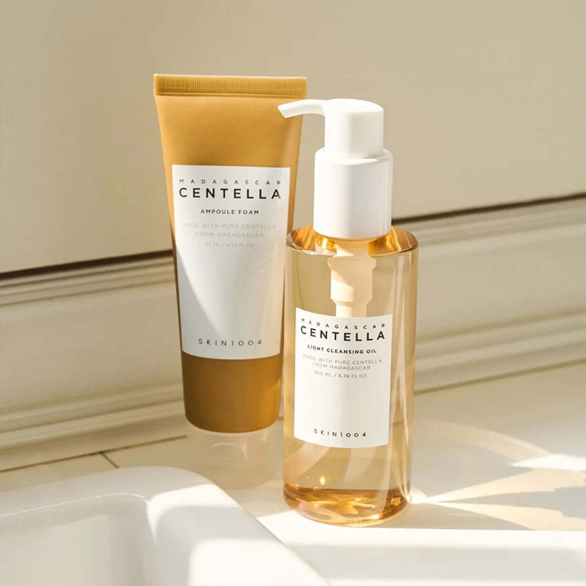 SKIN1004 Centella – Pack de Doble Limpieza Suave con Aceite + Espuma | Piel Sensible y Equilibrada www.sallunabeauty.com