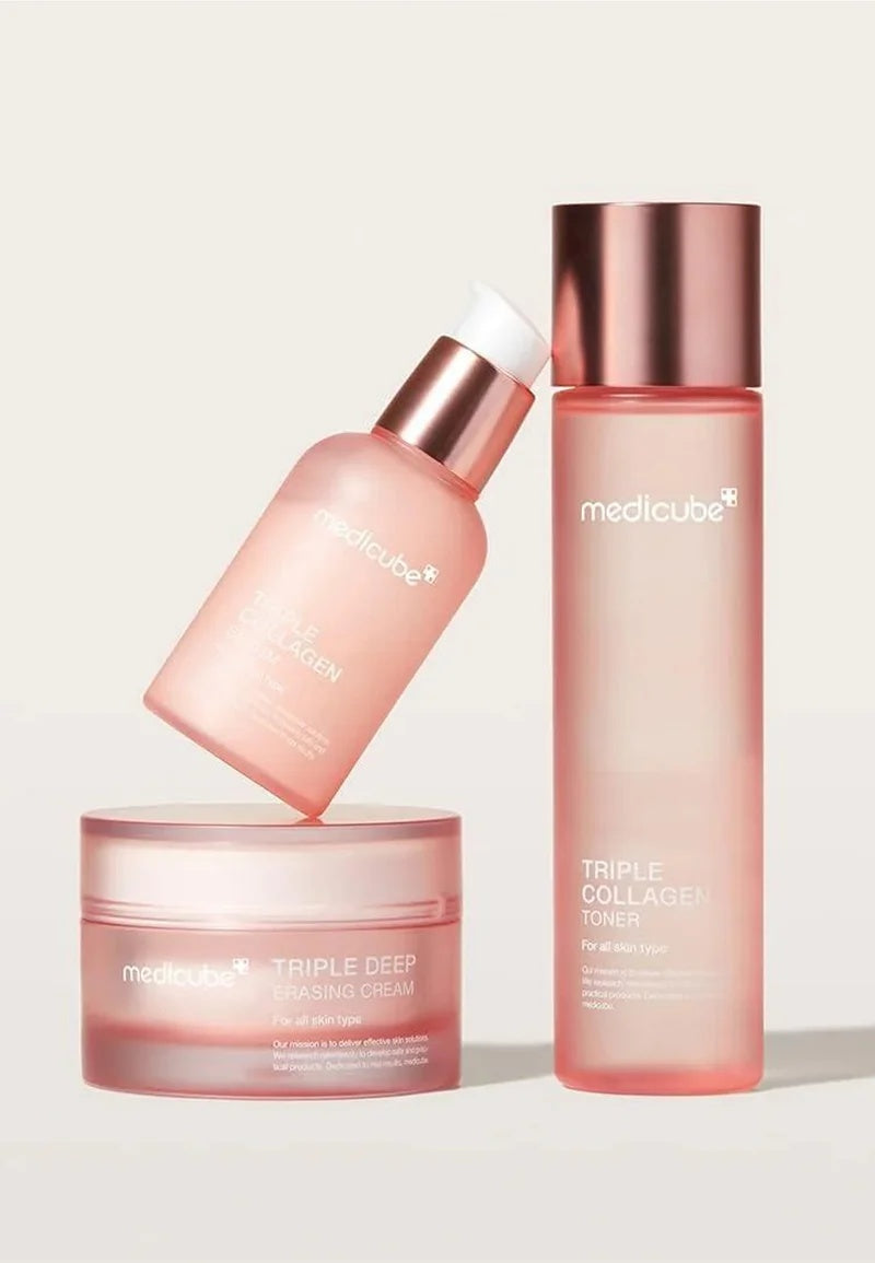 Medicube – Tónico Reafirmante Triple Colágeno 4.0 (140 ml) www.sallunabeauty.com