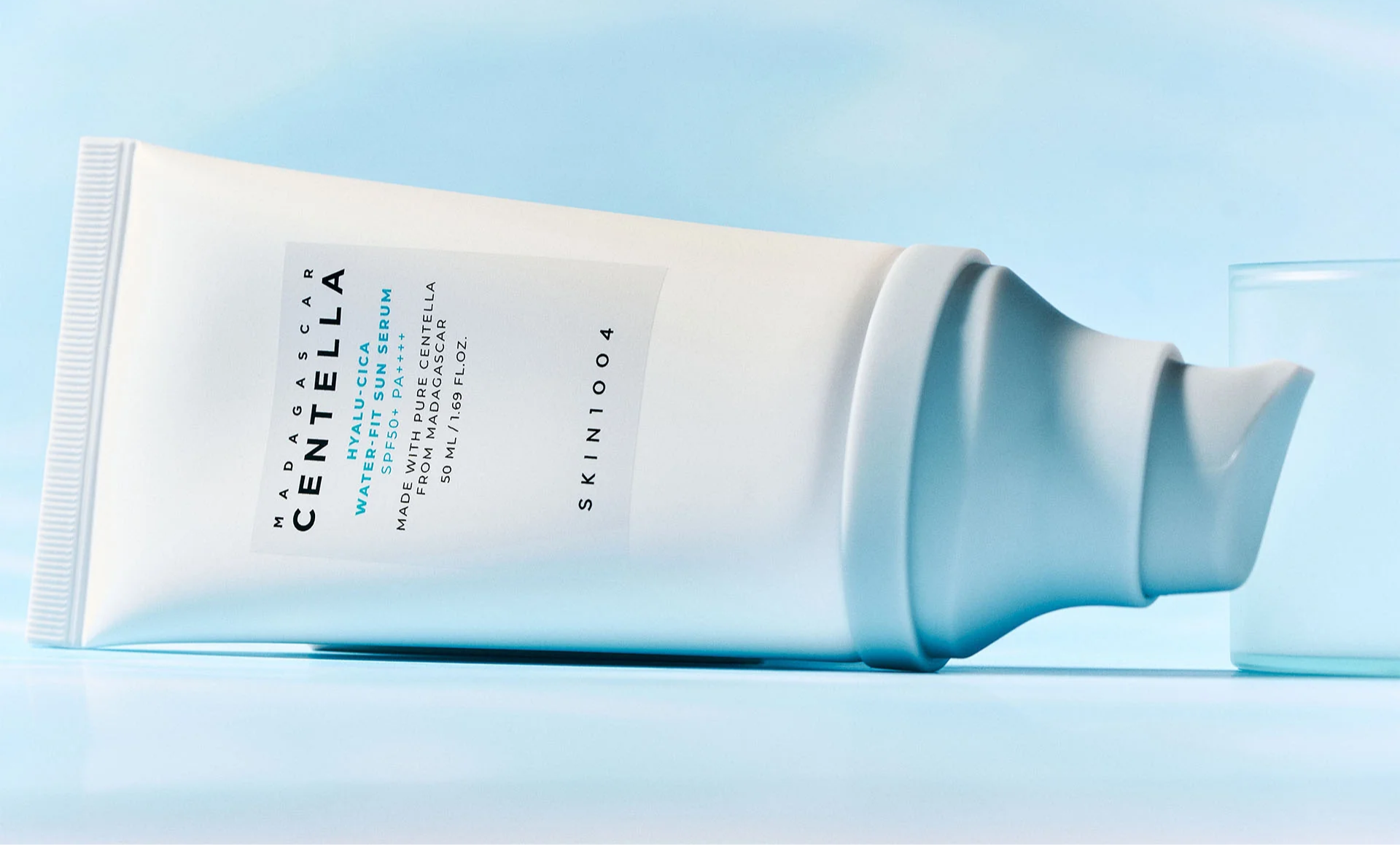 SKIN1004 Madagascar Centella Hyalu-Cica Water-Fit Sun Cream SPF50+ PA++++ 50ml www.sallunabeauty.com