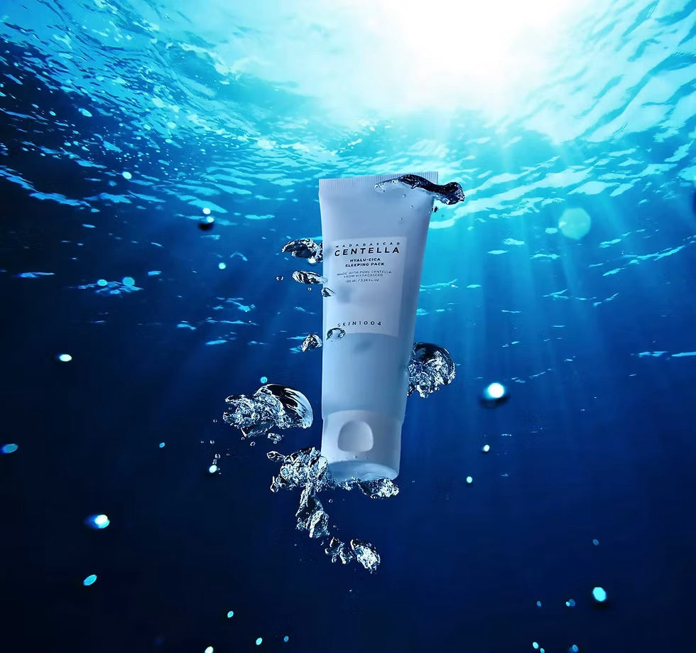SKIN1004 Centella Hyalu-Cica Sleeping Pack – Mascarilla Nocturna Calmante con Ácido Hialurónico 100ml www.sallunabeauty.com