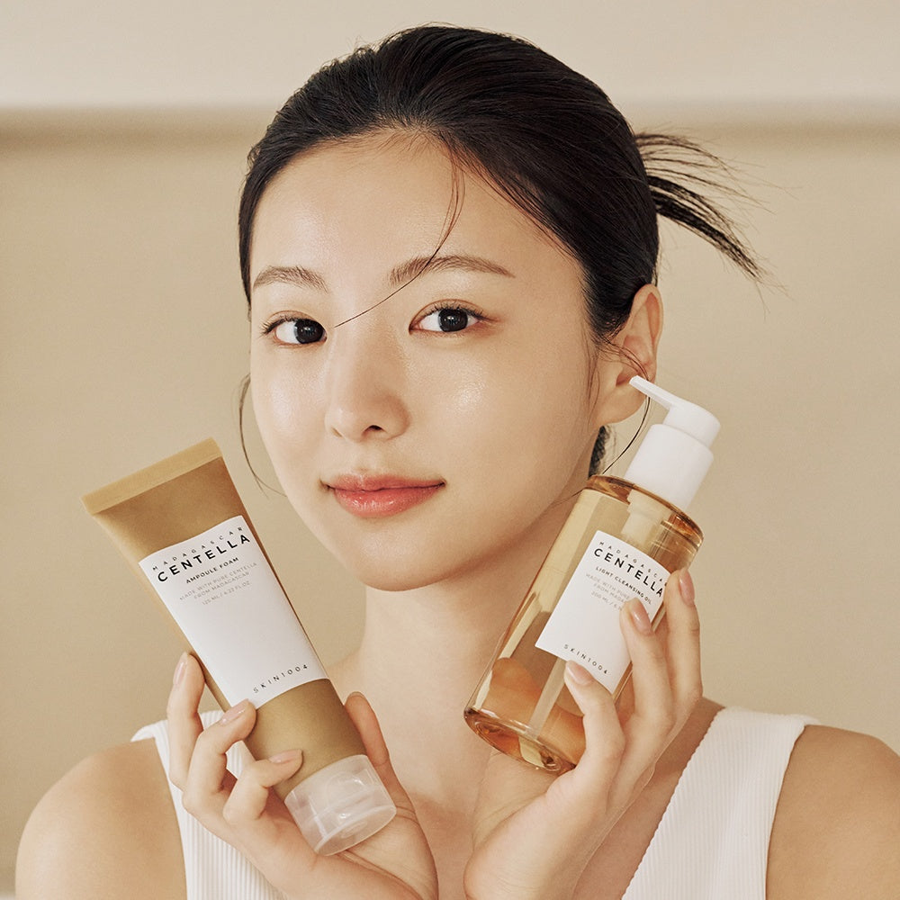 SKIN1004 Centella – Pack de Doble Limpieza Suave con Aceite + Espuma | Piel Sensible y Equilibrada www.sallunabeauty.com