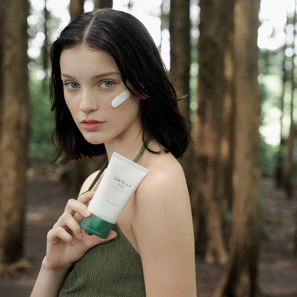 SKIN1004 Tea-Trica Crema Facial Calmante con Centella y Árbol de Té – Cuidado Antiacné para Piel Grasa o con Imperfecciones 75ml www.sallunabeauty.com