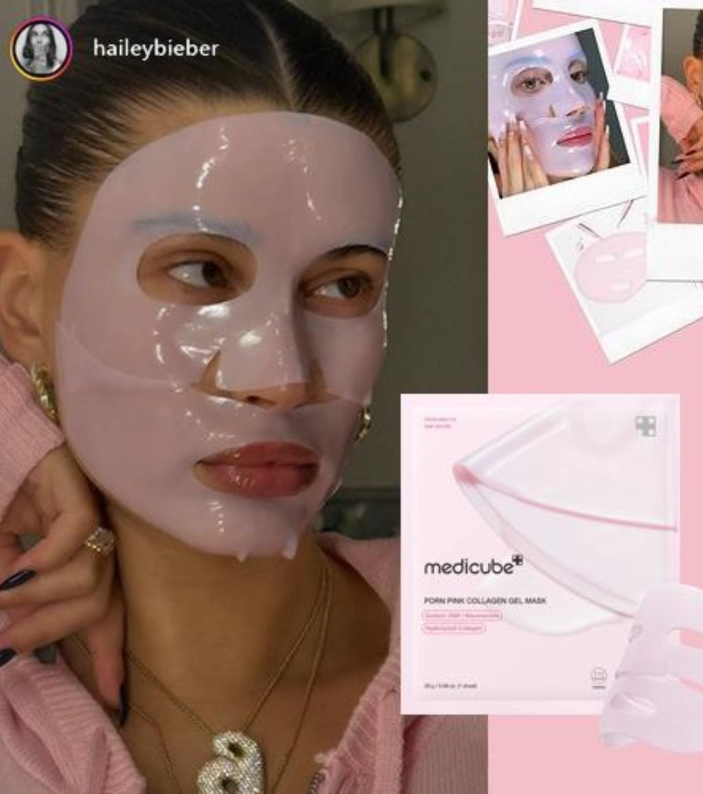 Medicube - Mascarilla en Gel de Colágeno Rosa con PDRN – Hidratación, Regeneración y Luminosidad www.sallunabeauty.com