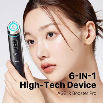 Medicube Age-R Booster Pro – Dispositivo Facial 6 en 1 para Efecto "Glass Skin" con Tecnología de Luminosidad Real www.sallunabeauty.com