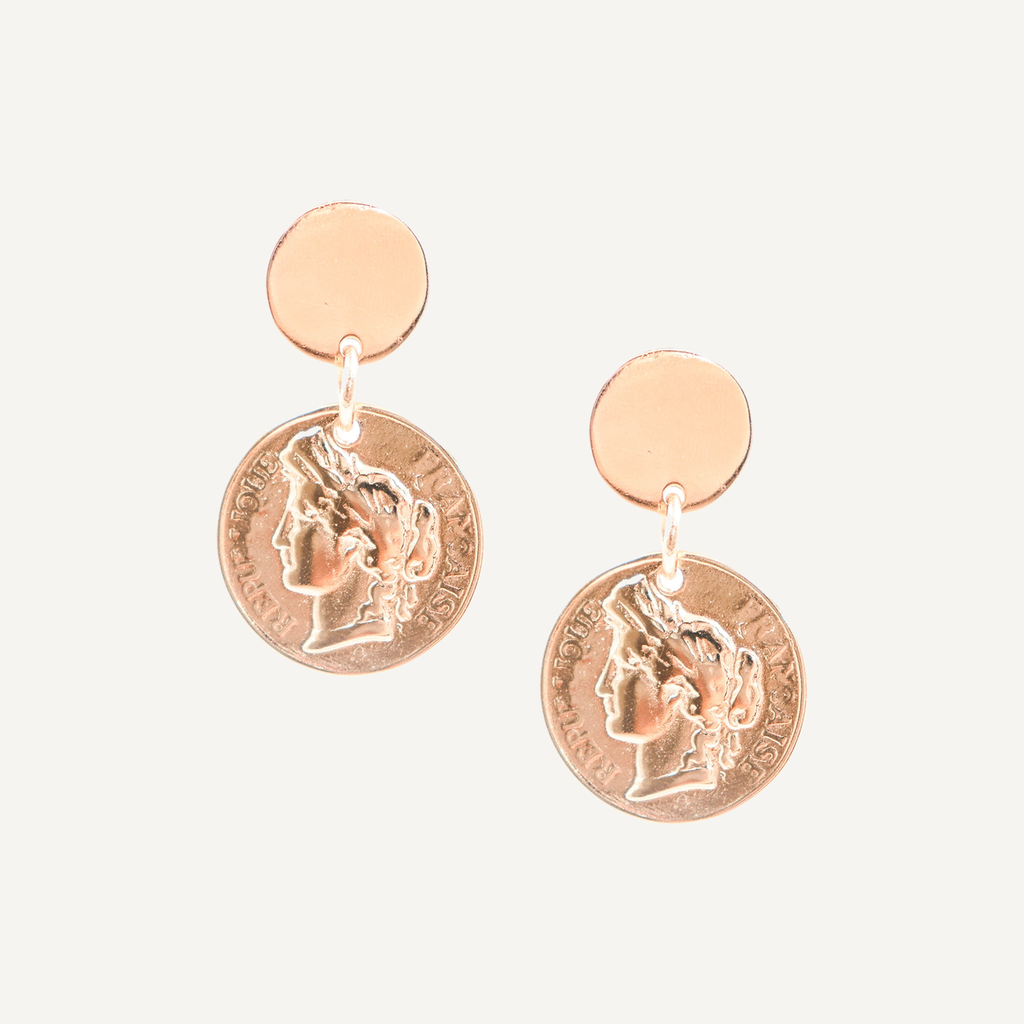 Pendientes CHAINET Moneda