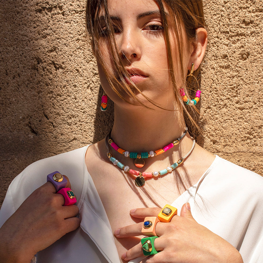 Pendientes NANUK flúor