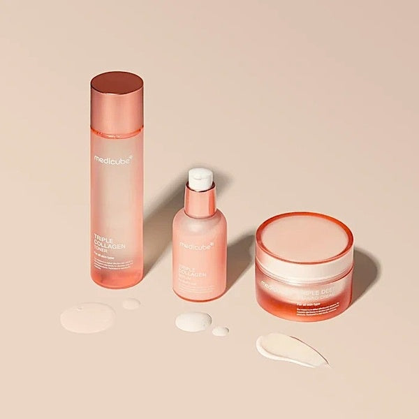 Medicube – Tónico Reafirmante Triple Colágeno 4.0 (140 ml) www.sallunabeauty.com