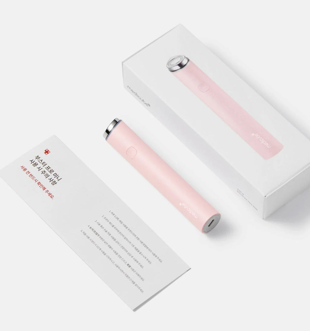 Medicube – Dispositivo AGE-R Booster PRO Mini White – Cuidado Facial Profesional en Casa www.sallunabeauty.com