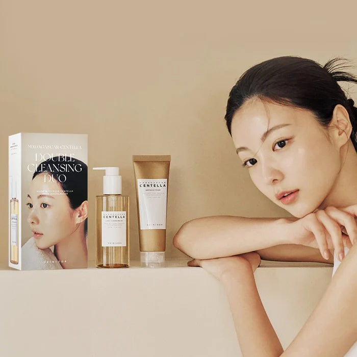 SKIN1004 Centella – Pack de Doble Limpieza Suave con Aceite + Espuma | Piel Sensible y Equilibrada www.sallunabeauty.com