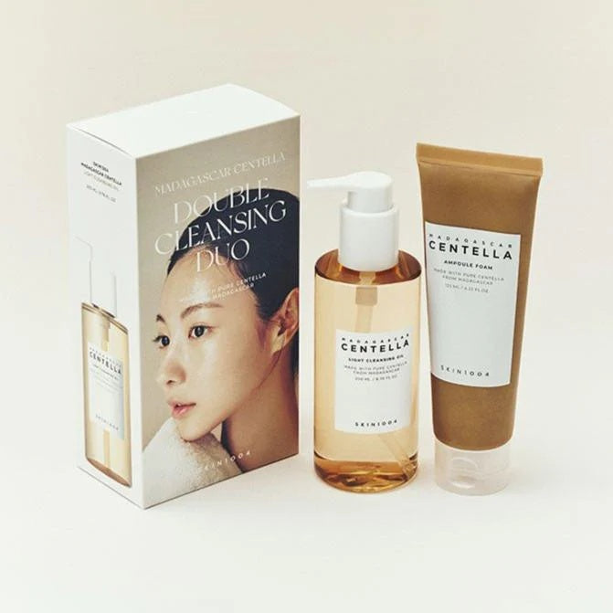 SKIN1004 Centella – Pack de Doble Limpieza Suave con Aceite + Espuma | Piel Sensible y Equilibrada www.sallunabeauty.com