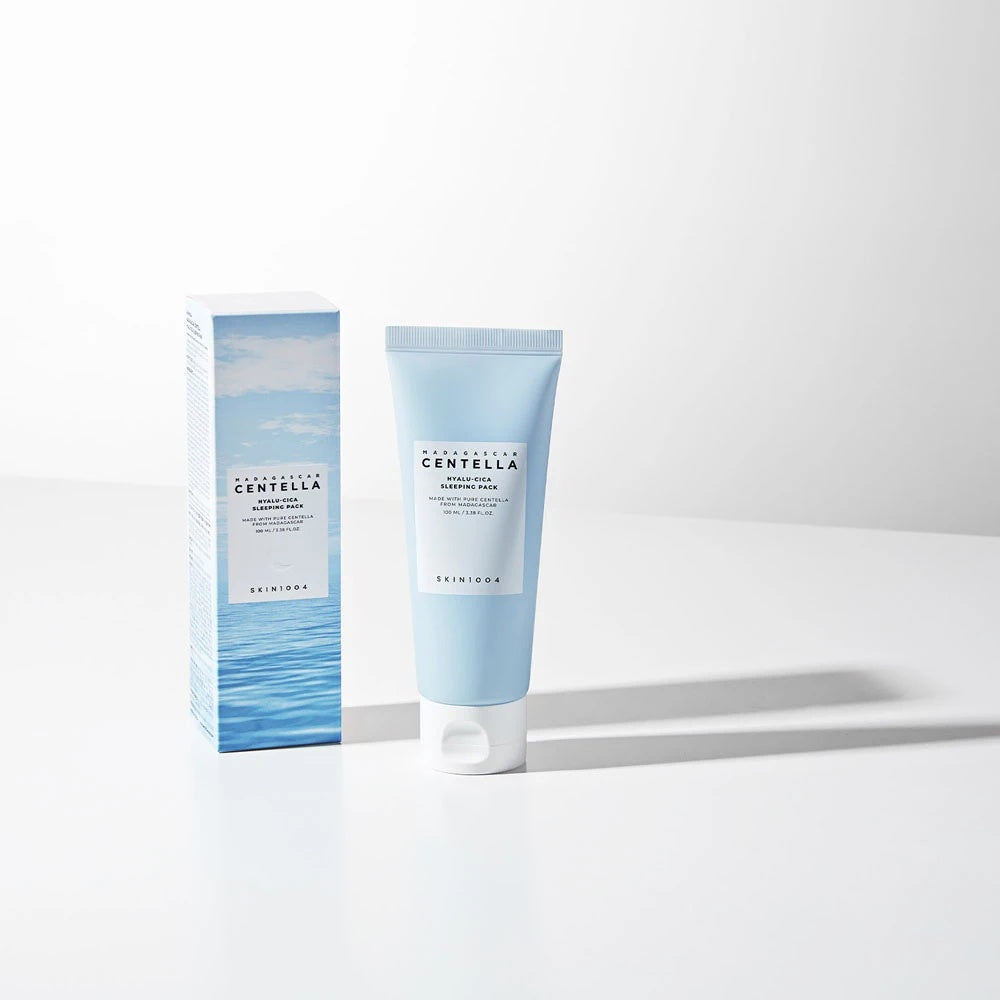 SKIN1004 Centella Hyalu-Cica Sleeping Pack – Mascarilla Nocturna Calmante con Ácido Hialurónico 100ml www.sallunabeauty.com